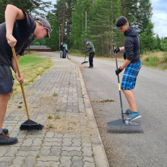 Foto: Piiriveere õpilasmalev